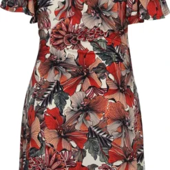 Paprika Korte, Koud Gebreide Wikkeljurk Met Bloemenmotief En Vlindermouwen 20 Paprika Korte, Koud Gebreide Wikkeljurk Met Bloemenmotief En Vlindermouwen -Pantalonix Verkoopwinkel 699x1200 1