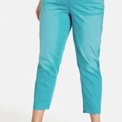 SAMOON Dames 7/8-jeans Betty Jeans Cyan-42