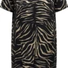 Only Carmakoma Carnova Jurk/tuniek Zwart Zebraprint Maat 52 -Pantalonix Verkoopwinkel 714x1200 1