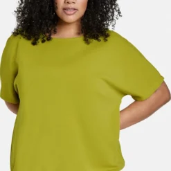 SAMOON Dames Shirt Met Korte Mouwen Citronella-56 -Pantalonix Verkoopwinkel 715x1200 7