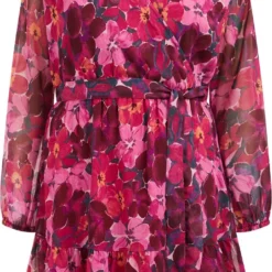 WE Fashion Dames Jurk Met Dessin - Curve