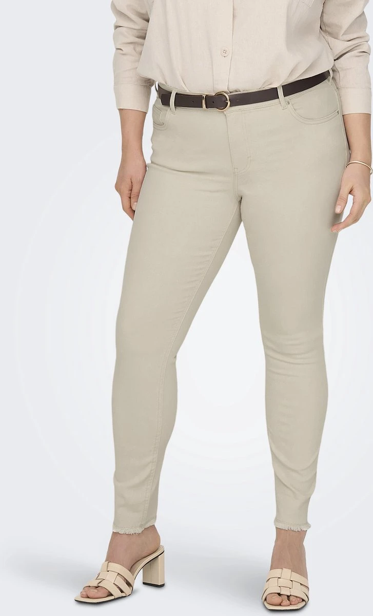 ONLY CARMAKOMA CARWILLY REG ANK RAW SK DNM DOT019 NOOS Dames Jeans - Maat 42 X L34 5 ONLY CARMAKOMA CARWILLY REG ANK RAW SK DNM DOT019 NOOS Dames Jeans - Maat 42 X L34 - Afbeelding 3