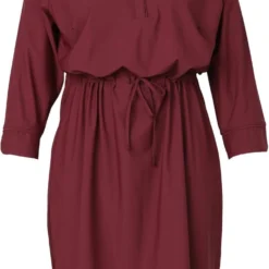 Promiss Korte, Effen Jurk In Travelwearstof -Pantalonix Verkoopwinkel 734x1200