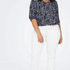 Only Carmakoma Carnova Lolli Top Blauw Maat 48 -Pantalonix Verkoopwinkel 740x1200