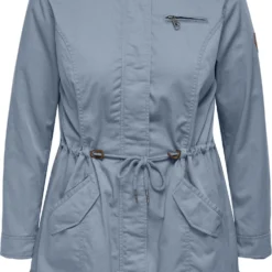 ONLY CARMAKOMA CARLORCA SPRING CANVAS PARKA OTW Dames Jas - Maat L-50/52