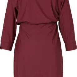 Promiss Korte, Effen Jurk In Travelwearstof -Pantalonix Verkoopwinkel 758x1200