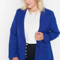 Trendyol Vrouwen Standaard Mouw Basis Grote Maten Jas -Pantalonix Verkoopwinkel 781x1200 4