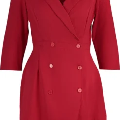 Trendyol Vrouwen Standaard Mouw Reverskraag Basis Grote Maten Jurk -Pantalonix Verkoopwinkel 785x1200 2