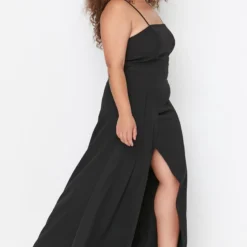 Trendyol Vrouwen Standaard Mouw Vierkante Kraag Bodycon Plus Size Jurk -Pantalonix Verkoopwinkel 788x1200 1