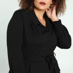 Promiss Halflange, Effen Uitlopende Jurk -Pantalonix Verkoopwinkel 799x1200 151