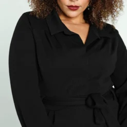 Promiss Halflange, Effen Uitlopende Jurk -Pantalonix Verkoopwinkel 799x1200 156