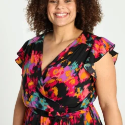 Paprika Robe Longue MC Cache Coeur Print -Pantalonix Verkoopwinkel 799x1200 170