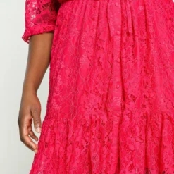 Paprika Korte, Effen Jurk Met Kant -Pantalonix Verkoopwinkel 799x1200 208