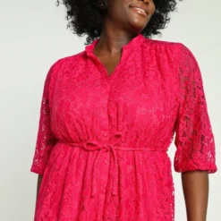 Paprika Korte, Effen Jurk Met Kant -Pantalonix Verkoopwinkel 799x1200 209