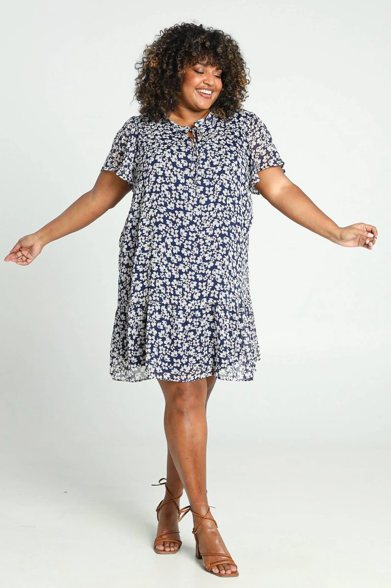 Paprika Robe Courte MC Voile Imprimé Fleur 10 Paprika Robe Courte MC Voile Imprimé Fleur - Afbeelding 8