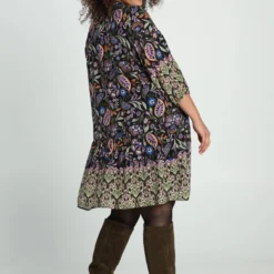 Paprika Korte Volantjurk In Viscose Met Bloemenmotief -Pantalonix Verkoopwinkel 799x1200 236