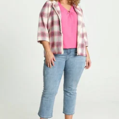 Paprika Kort, Geruit Tweed Jasje -Pantalonix Verkoopwinkel 799x1200 253