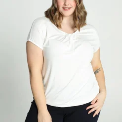 Paprika Effen T-shirt In Viscose -Pantalonix Verkoopwinkel 799x1200 290