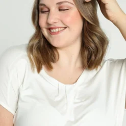 Paprika Effen T-shirt In Viscose -Pantalonix Verkoopwinkel 799x1200 291