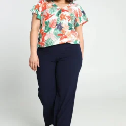 Paprika T-shirt Met Bladmotief 18 Paprika T-shirt Met Bladmotief -Pantalonix Verkoopwinkel 799x1200 315