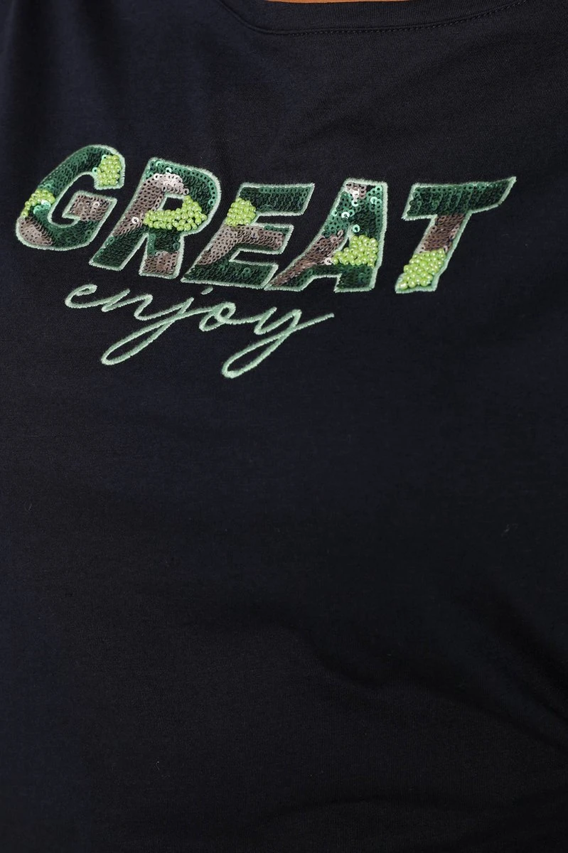 Paprika T-shirt Met 'Great' Print 7 Paprika T-shirt Met 'Great' Print - Afbeelding 5