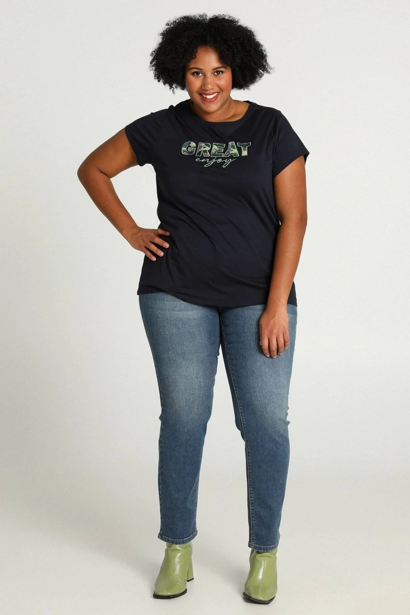 Paprika T-shirt Met 'Great' Print 9 Paprika T-shirt Met 'Great' Print - Afbeelding 7