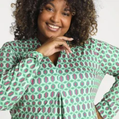 Paprika T-shirt Met Geometrisch Motief -Pantalonix Verkoopwinkel 799x1200 339