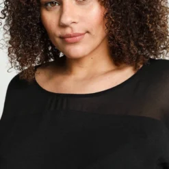 Promiss Effen T-shirt In Twee Stoffen -Pantalonix Verkoopwinkel 799x1200 343