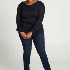 Paprika TS Ml Manches Plumetis Corps Maille -Pantalonix Verkoopwinkel 799x1200 368