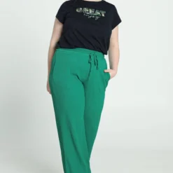 Paprika Losse, Gekreukte Broek Met Elastische Taille -Pantalonix Verkoopwinkel 799x1200 445