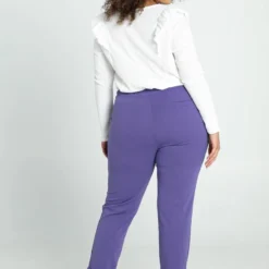 Paprika Effen, Slim 7/8-broek Met Hoge, Elastische Taille -Pantalonix Verkoopwinkel 799x1200 448