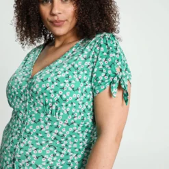 Paprika Koud Gebreide Lange Jurk Met Bloemenprint -Pantalonix Verkoopwinkel 799x1200 46