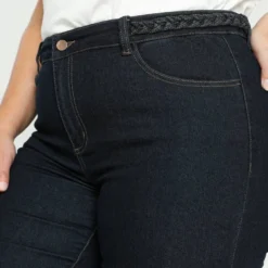 Paprika Straight Jeans 'Mia' L30 Met Gevlochten Riem Mia -Pantalonix Verkoopwinkel 799x1200 460