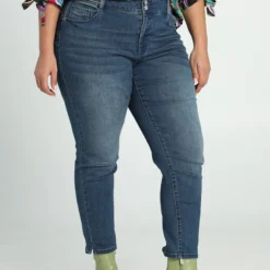 Paprika Slim 7/8-jeans 'Louise' Met Push-up Effect En Splitdetail Louise