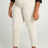 Paprika Slim 7/8-jeans 'Louise' Met 5 Zakken En Drukknoopdetail Louise