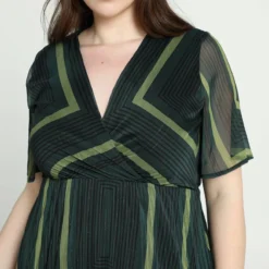 Promiss Lange Wikkeljurk Met Grafisch Motief En Lurex -Pantalonix Verkoopwinkel 799x1200 83