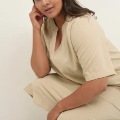 Kaffe Curve KCmayi Kaftan Dames Tuniek - Maat 48 -Pantalonix Verkoopwinkel 800x1200 110