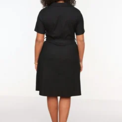Trendyol Vrouwen Standaard Mouw Reverskraag Overhemdjurk Plus Size Jurk 15 Trendyol Vrouwen Standaard Mouw Reverskraag Overhemdjurk Plus Size Jurk -Pantalonix Verkoopwinkel 800x1200 129