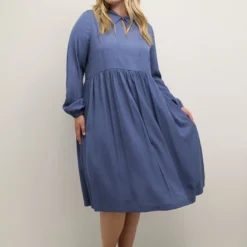 Kaffe Curve KCSimma Midi Dress Dames Jurk - Maat 46 -Pantalonix Verkoopwinkel 800x1200 154