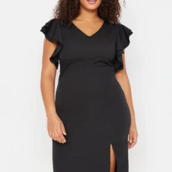 Trendyol Vrouwen Gepofte/ruche Mouw V-hals Bodycon Plus Size Jurk 17 Trendyol Vrouwen Gepofte/ruche Mouw V-hals Bodycon Plus Size Jurk -Pantalonix Verkoopwinkel 800x1200 157