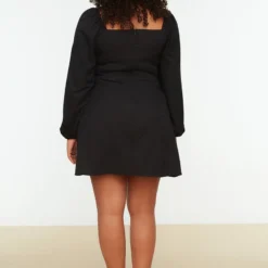 Trendyol Vrouwen Ballon Mouw V-hals Omslag Plus Size Jurk 17 Trendyol Vrouwen Ballon Mouw V-hals Omslag Plus Size Jurk -Pantalonix Verkoopwinkel 800x1200 170