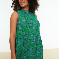 Trendyol Vrouwen Standaard Mouw Staande Kraag A-lijn Plus Size Jurk 12 Trendyol Vrouwen Standaard Mouw Staande Kraag A-lijn Plus Size Jurk -Pantalonix Verkoopwinkel 800x1200 20