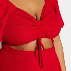 Trendyol Vrouwen Standaard Mouw V-hals A-lijn Plus Size Jurk -Pantalonix Verkoopwinkel 800x1200 24