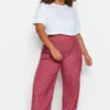 Trendyol Vrouwen Hoge Taille Breed Been Grote Maten Broek -Pantalonix Verkoopwinkel 800x1200 291