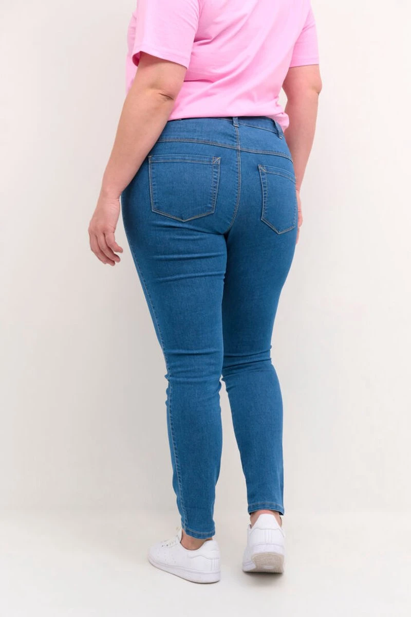 Kaffe Curve KCvicka Jeans Dames Jeans - Maat 48 7 Kaffe Curve KCvicka Jeans Dames Jeans - Maat 48 - Afbeelding 5
