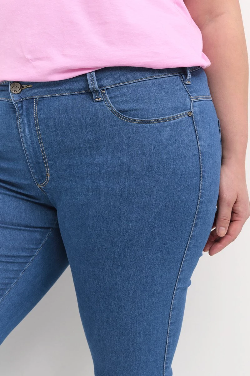 Kaffe Curve KCvicka Jeans Dames Jeans - Maat 48 9 Kaffe Curve KCvicka Jeans Dames Jeans - Maat 48 - Afbeelding 7