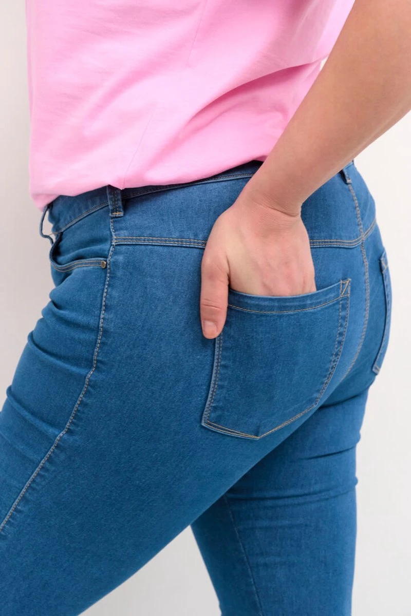 Kaffe Curve KCvicka Jeans Dames Jeans - Maat 48 12 Kaffe Curve KCvicka Jeans Dames Jeans - Maat 48 - Afbeelding 10