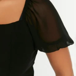 Trendyol Vrouwen Ballon Mouw Vierkante Kraag A-lijn Plus Size Jurk 14 Trendyol Vrouwen Ballon Mouw Vierkante Kraag A-lijn Plus Size Jurk -Pantalonix Verkoopwinkel 800x1200 4