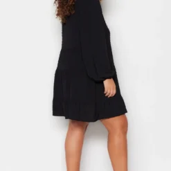 Trendyol Vrouwen Ballon Mouw V-hals Verschuiving Grote Maten Jurk -Pantalonix Verkoopwinkel 800x1200 43