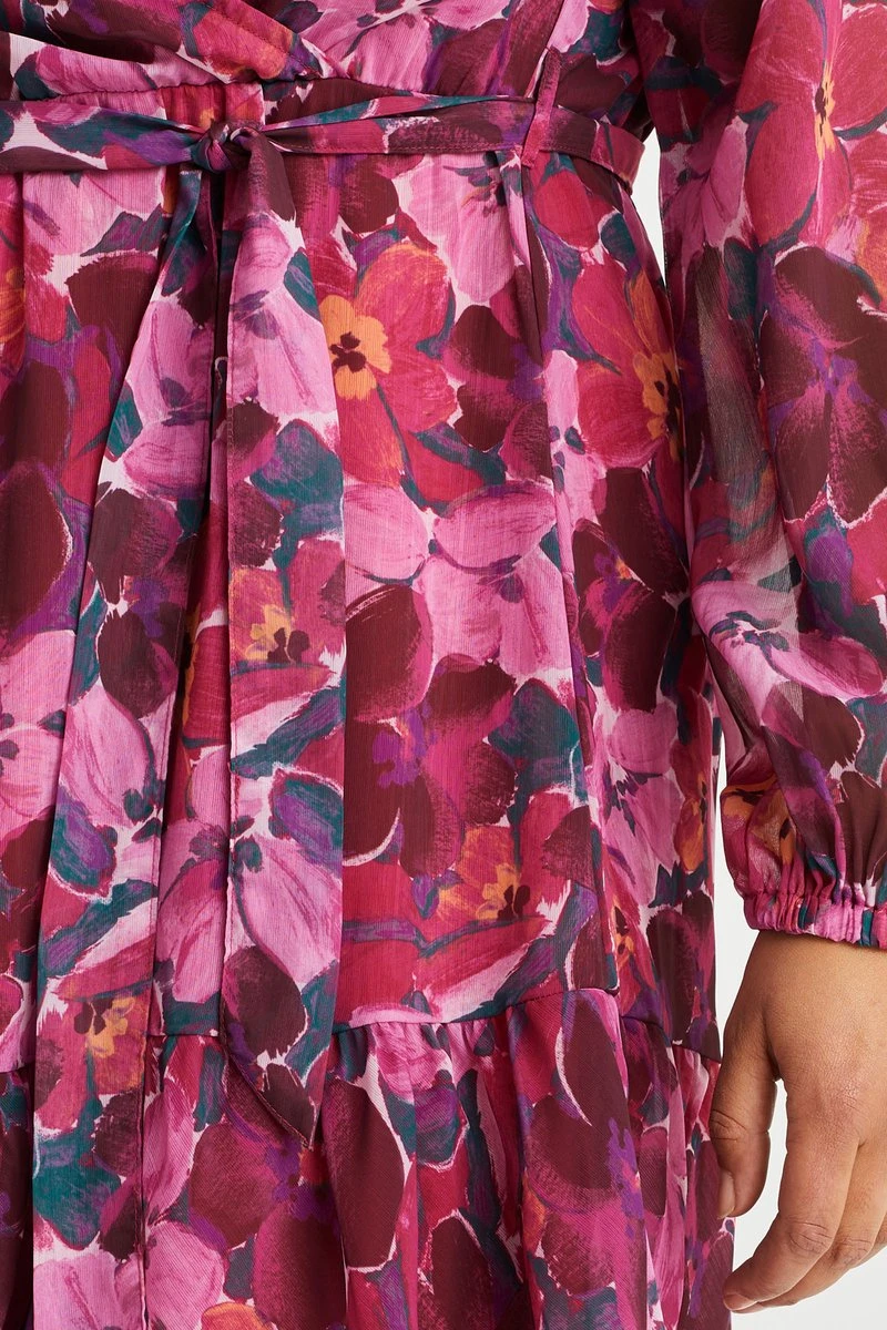 WE Fashion Dames Jurk Met Dessin - Curve 8 WE Fashion Dames Jurk Met Dessin - Curve - Afbeelding 6